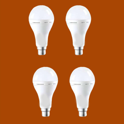 ONIEXO 12 W Inverter Round B22 Inverter Bulb(White, Pack of 4)