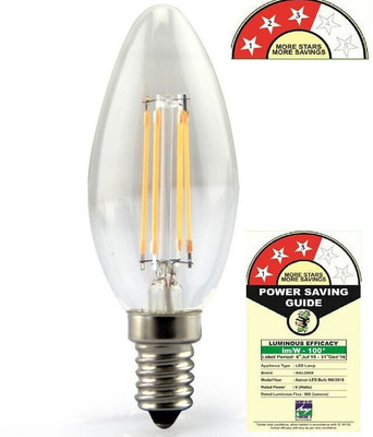 ZOREZA 6 W Basic Candle E14 LED Bulb(White, Pack of 4)