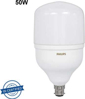 PHILIPS 40 W Basic Round B22 LED Bulb(White)