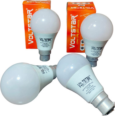 Voltstar 9 W Basic Standard B22 D LED Bulb(White, Pack of 4)