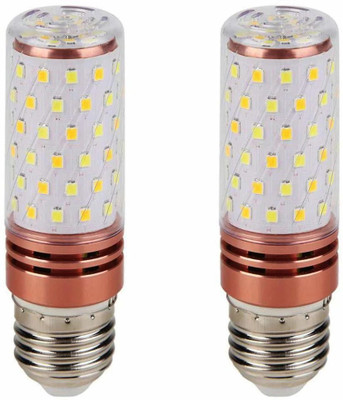 ZOREZA 12 W Basic Decorative E27 LED Bulb(White, Pack of 2)