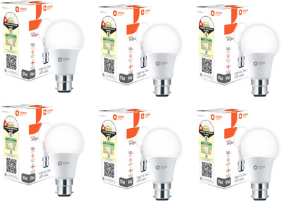 Orient Electric 9 W Basic Round B22 LED Bulb(White, Pack of 6)