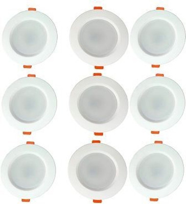 Voltstar 9 W Basic Standard B22 D LED Bulb(White, Pack of 8)