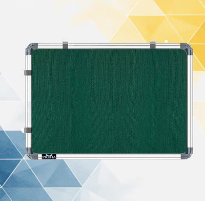 Preha The Smart Choice Green 60x90cm (2x3 ft) Heavy Aluminium Boundaries Notice Board - Kids & Adults Cork Bulletin Board(Green 60x90cm ( 2x3 Feet ))