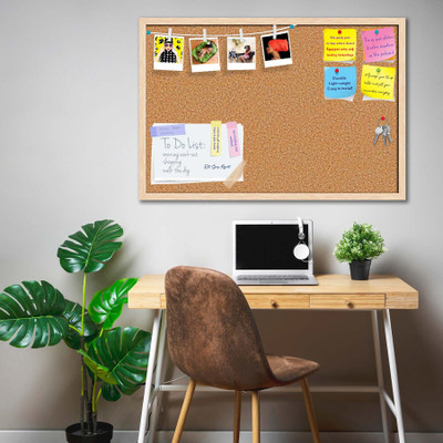 Artzfolio Cork Bulletin Board(Natural Cork 24 x 16 inch (61 x 41 cms))
