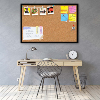 Artzfolio Cork Bulletin Board(Natural Cork 36 x 24 inch (91 x 61 cms))