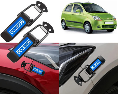 Selifaur BC54-Sparco Bonnet Side Bumper Guards Toggle Fasteners Catch Clips Bumper Cap(Pack of 2)