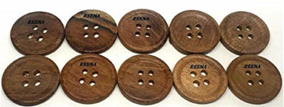 REENA Button_010 Wooden Buttons(Pack of 10)
