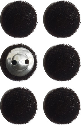 My Little Princess MLP-HM-FB009 Velvet, Metal Buttons(Pack of 6)