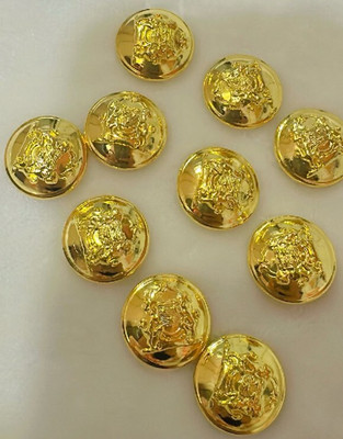 Classical blazer button Metal Buttons(Pack of 10)