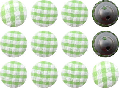My Little Princess MLP-HM-FB021(B*12) Fabric, Metal Buttons(Pack of 12)