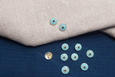 Mohan Shoppe WBTN0256E Metal Buttons(Pack of 10)
