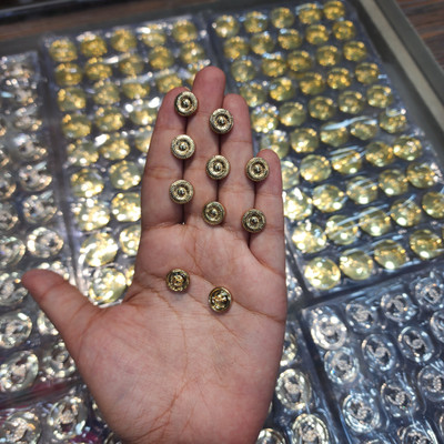 Mohan Shoppe WBTN0318A Metal Buttons(Pack of 20)