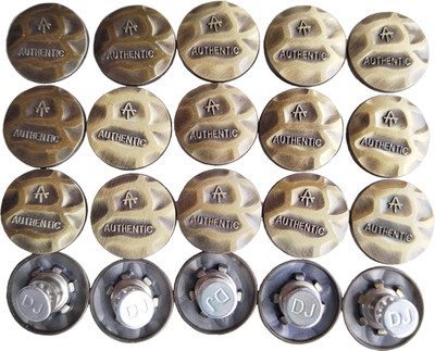 TLO JEANS BUTTONS Rotating Buttons Brass Buttons(Pack of 20)