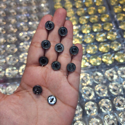 Mohan Shoppe WBTN0317 Metal Buttons(Pack of 20)