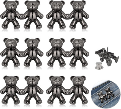 Kerguelen 2 Set Adjustable Waist Buckle Metal Buttons(Pack of 1)