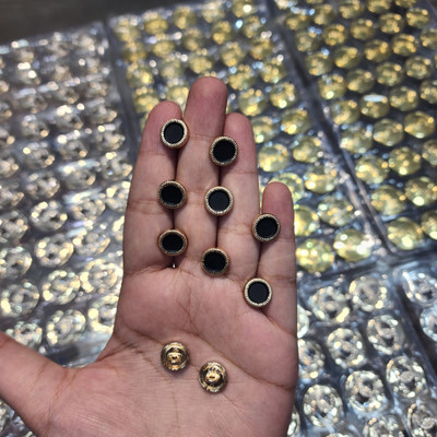 Mohan Shoppe WBTN0319 Metal Buttons(Pack of 20)