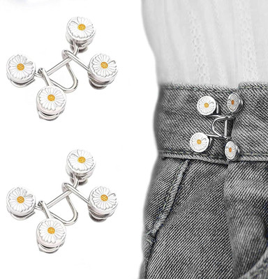 Varni Creation VARNI FLOWER BUTTON Metal Buttons(Pack of 2)