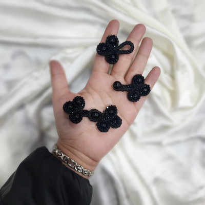 Mohan Shoppe WBTN0356A Polyester Buttons(Pack of 2)