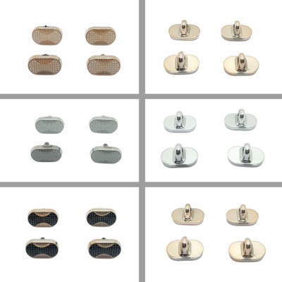 Queenco Capsule Shape 3-Color Combo Blouse Buttons for Dresses Pack of 30 pcs Plastic Buttons(Pack of 30)