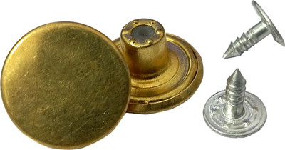 Aakriti 17mm Jeans Buttons, Suitable for Jeans and Jean Jacket Metal Buttons(Pack of 50)