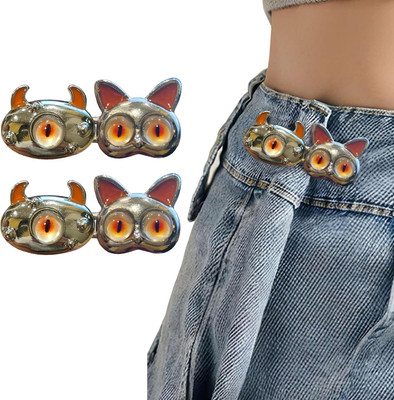 GOTEE STORE Monster Clips Waist Pin Metal Buttons(Pack of 2)