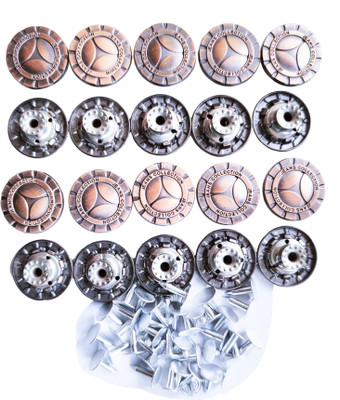 TLO JEANS BUTTONS BRASS Brass Buttons(Pack of 20)