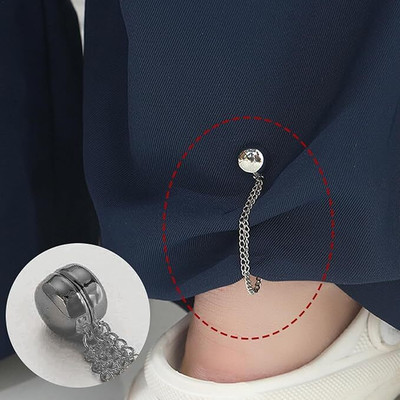 WAGKOVA Magnetic Clothing Clips for Curtain, Laundry, Closet & Travel Use – Heavy Duty, Metal Buttons(Pack of 4)