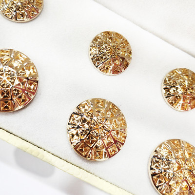 Mohan Shoppe MCNTN0142A Metal Buttons(Pack of 12)