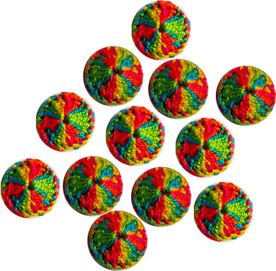 My Little Princess MLP-CR-Button 017*12 Plastic Buttons(Pack of 12)