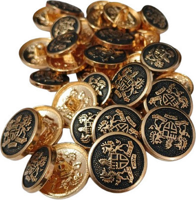 Spongy 4633 Metal Buttons(Pack of 12)
