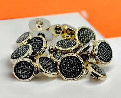 REENA Designer Button Set for Men's Coat, Suits, Blazers, Jackets, Sherwani, Dresses Acrylic Buttons(Pack of 12)