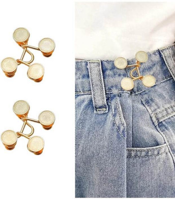 SAUMYA FASHION GOLD BUTTON PCS 2 Metal Buttons(Pack of 2)