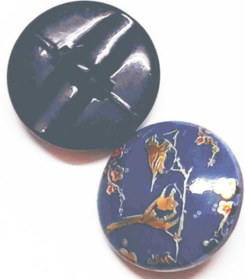 KIDLAND Saburi Coat Suit Button 10 Big (Pack Of 10) Plastic Buttons(Pack of 10)