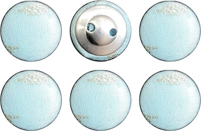 My Little Princess MLP-HM-FB013*06(Big) Fabric, Metal Buttons(Pack of 6)