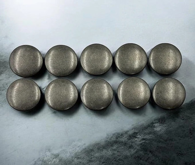 REENA Jeans Button Pins Combo Set for Jackets, Jeans Denim Shirts etc. 17mm Metal Grey Metal Buttons(Pack of 10)