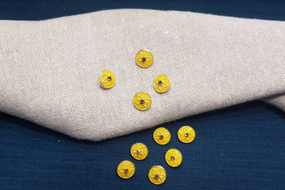 Mohan Shoppe WBTN0256C Metal Buttons(Pack of 10)