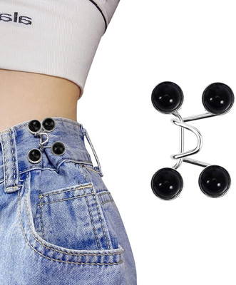 GOTEE STORE Peal Waist Pin Metal Buttons(Pack of 1)