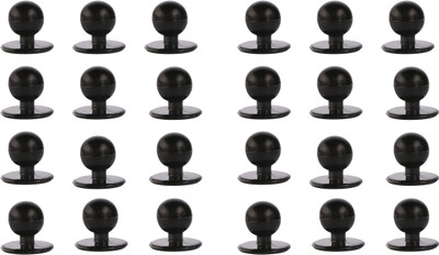 Vikurajas Chef Coat Removable Buttons Black Pack Of 24 Plastic Buttons(Pack of 24)