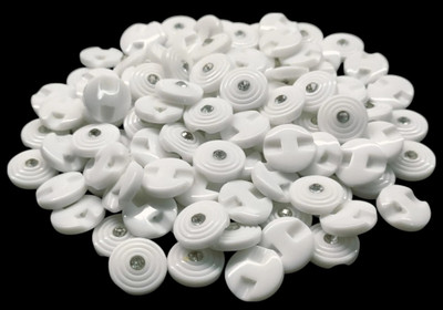 Aarohi (Premium Quality Fancy Buttons / 12mm) Plastic Buttons(Pack of 100)