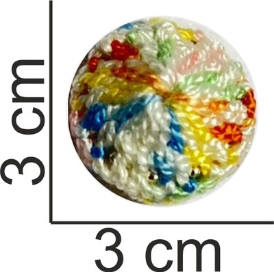 My Little Princess MLP-CR-Button 018A*12 Plastic Buttons(Pack of 12)