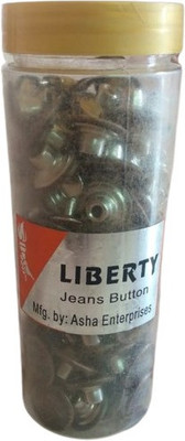 JTGEnterprises 1 Metal Buttons(Pack of 100)