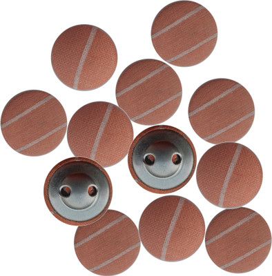 My Little Princess MLP-HM-FB017(B*12) Fabric, Metal Buttons(Pack of 12)