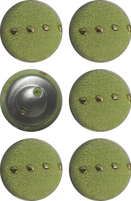 My Little Princess MLP-HM-FB030(B*6) Metal, Polyester Buttons(Pack of 6)