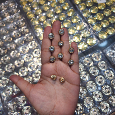 Mohan Shoppe WBTN0314 Metal Buttons(Pack of 20)