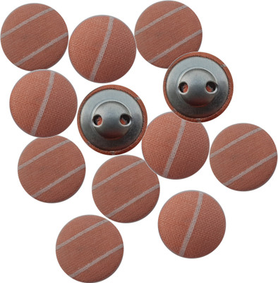 My Little Princess MLP-HM-FB017(S*12) Fabric, Metal Buttons(Pack of 12)