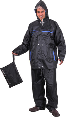 LOTUS Stylish Rays Reversible Solid Men Raincoat