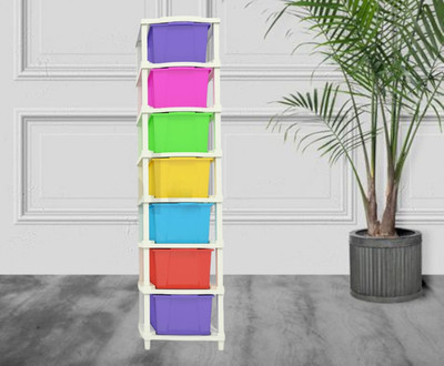 MAHADEV ENTERPRISE 7 Compartments Plastic Multi Purpose(Multicolor)
