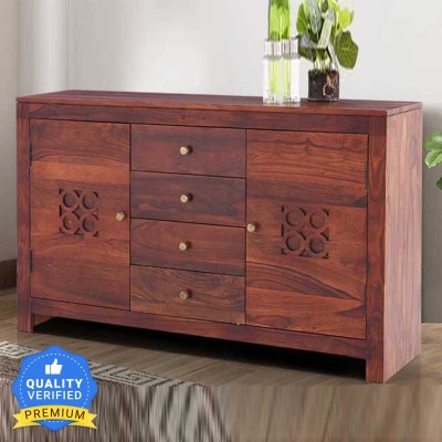 RoyalOak Solid Wood Free Standing Cabinet(Finish Color - Honey Oak Finish, Knock Down)