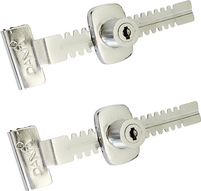 Daxia DX-SL01-15 SS Sliding Glass Door Lock(Pack of 2)